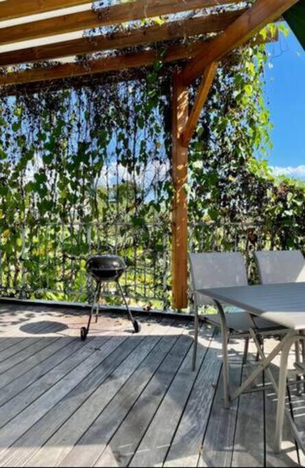 T3 Lumineux Avec Vue Exceptionnelle Et Piscine Oasis De Nature Et Serenite Petit-Canal Bagian luar foto